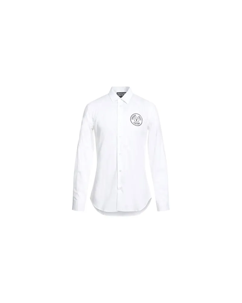 Versace Jeans TOPS - Hemdenauf YOOX.COM Weiß