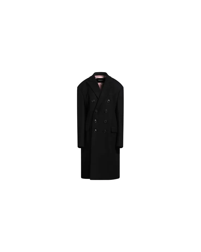 Dsquared2 JACKEN & MÄNTEL - Mäntelauf YOOX.COM Schwarz