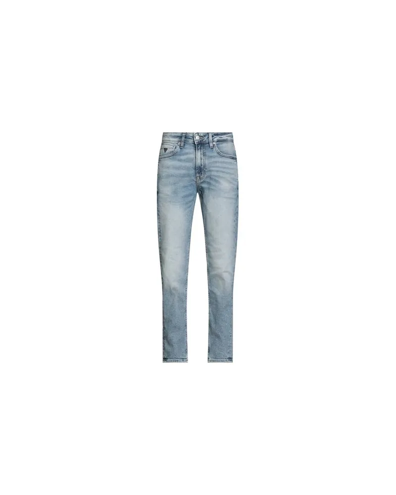 Guess HOSEN & RÖCKE - Jeanshosenauf YOOX.COM Blau