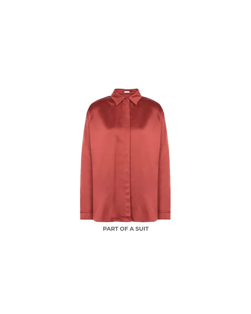 8 by Yoox TOPS - Hemdenauf YOOX.COM Ziegelrot