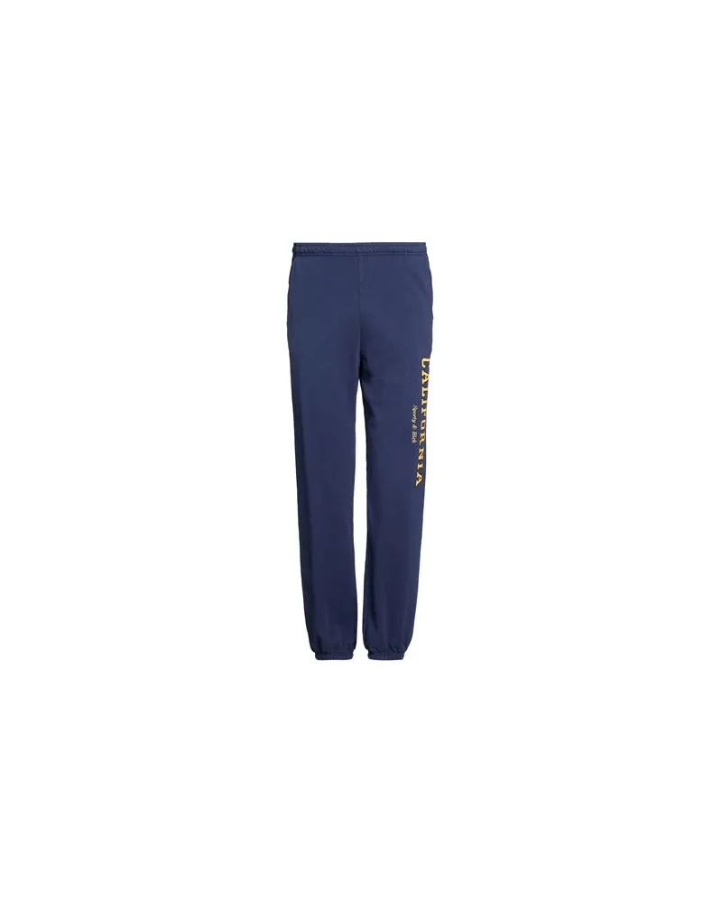 SPORTY & RICH HOSEN & RÖCKE - Hosenauf YOOX.COM Marineblau