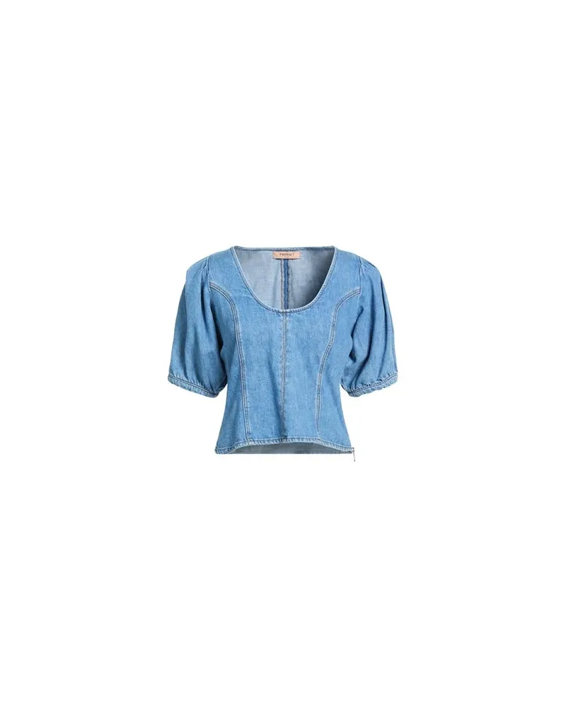 Twin-Set TOPS - Topsauf YOOX.COM Blau