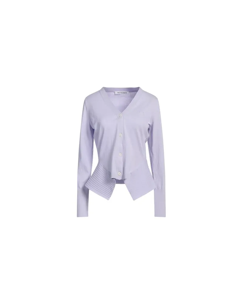Trussardi STRICKWAREN - Strickjackenauf YOOX.COM Lila
