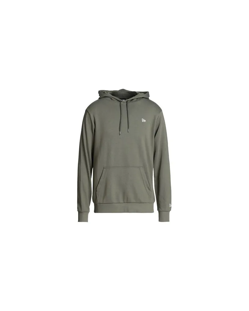 New Era NE ESSENTIALS HOODY NEWERA    - NE ESSENTIALS HOODY NEWERA - TOPS - Sweatshirtsauf YOOX.COM Militärgrün