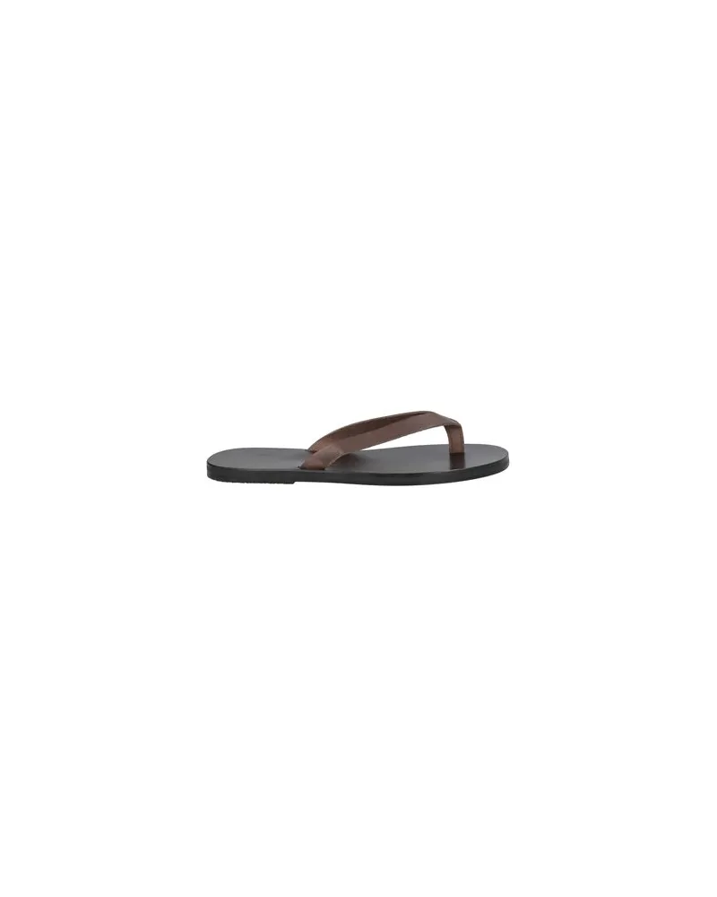 Ancient Greek Sandals SCHUHE - Zehentrennerauf YOOX.COM Braun