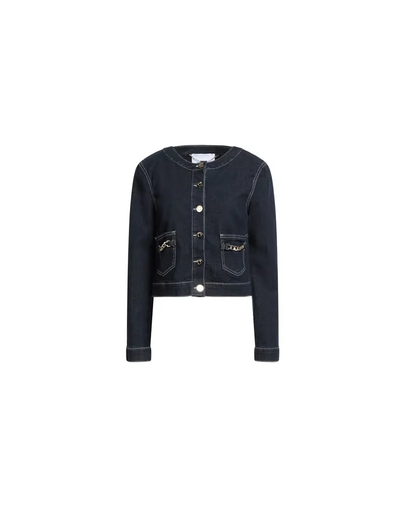 Fracomina JACKEN & MÄNTEL - Jeansjacken/Mäntelauf YOOX.COM Blau