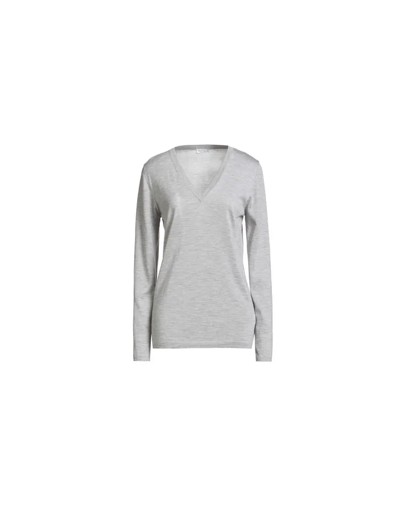 Brunello Cucinelli STRICKWAREN - Pulloverauf YOOX.COM Hellgrau