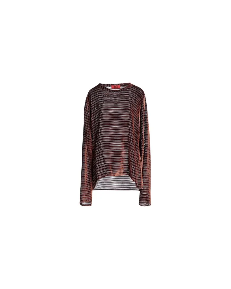 FourTwoFour on Fairfax TOPS - Topsauf YOOX.COM Rostrot