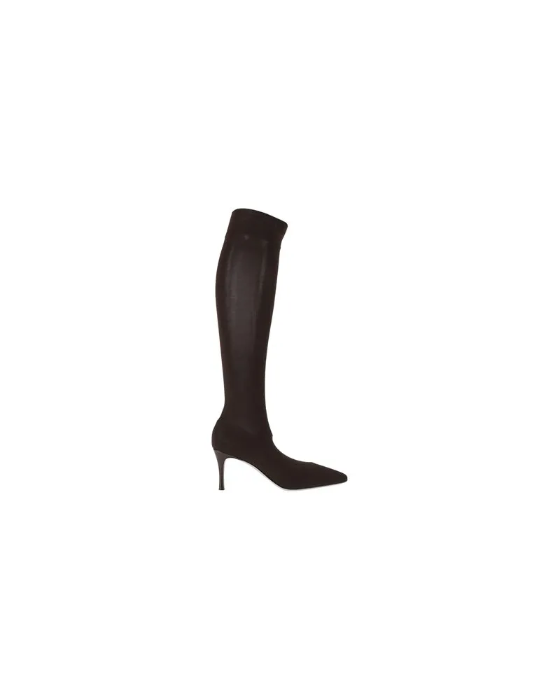 René Caovilla SCHUHE - Stiefelauf YOOX.COM Dunkelbraun