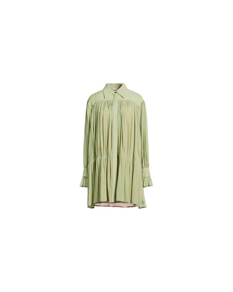 Semicouture KLEIDER - Mini-Kleiderauf YOOX.COM Salbeigrün