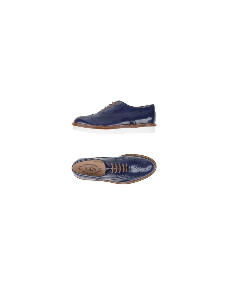 TOD'S SCHUHE - Schnürschuheauf YOOX.COM Blau