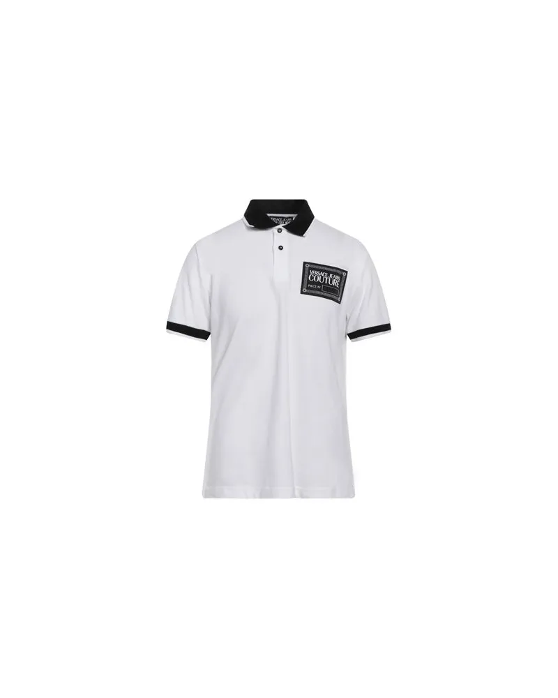 Versace Jeans TOPS - Poloshirtsauf YOOX.COM Weiß