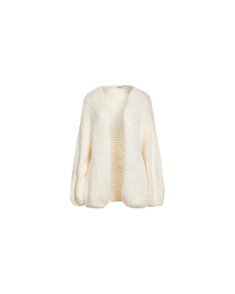 MAIAMI STRICKWAREN - Strickjackenauf YOOX.COM Elfenbein