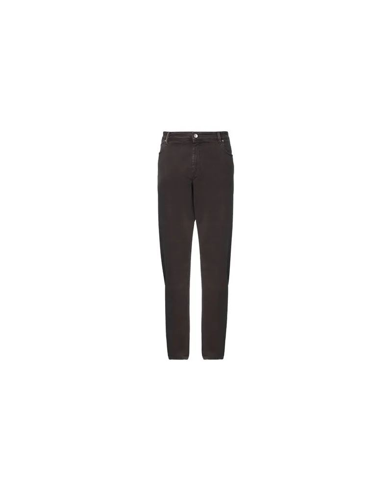 Re-HasH HOSEN & RÖCKE - Hosenauf YOOX.COM Dunkelbraun