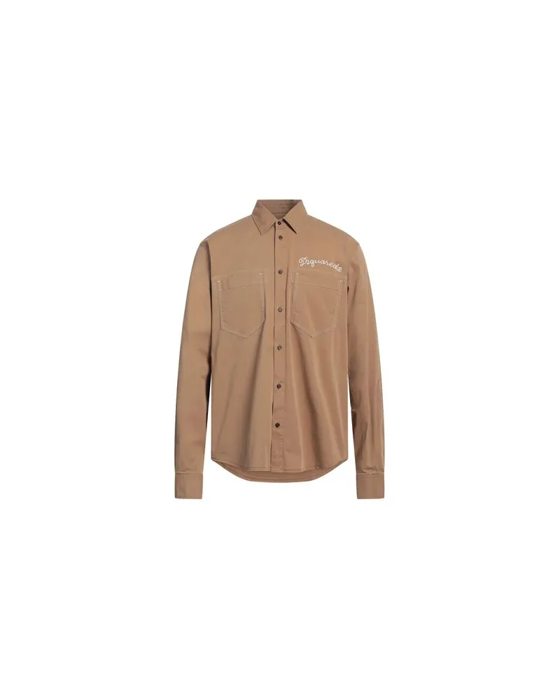 Dsquared2 TOPS - Hemdenauf YOOX.COM Kamel
