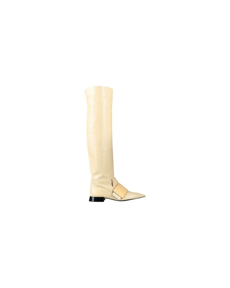 Jil Sander SCHUHE - Stiefelauf YOOX.COM Beige