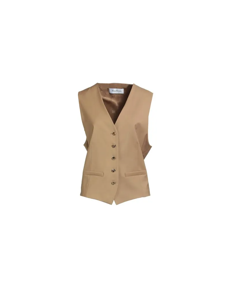 Max Mara ANZÜGE und CO-ORDS - Couture-Westenauf YOOX.COM Kamel