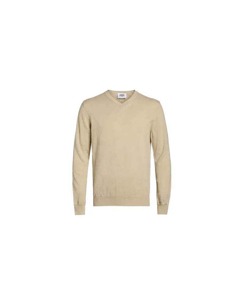 Alpha Studio STRICKWAREN - Pulloverauf YOOX.COM Beige