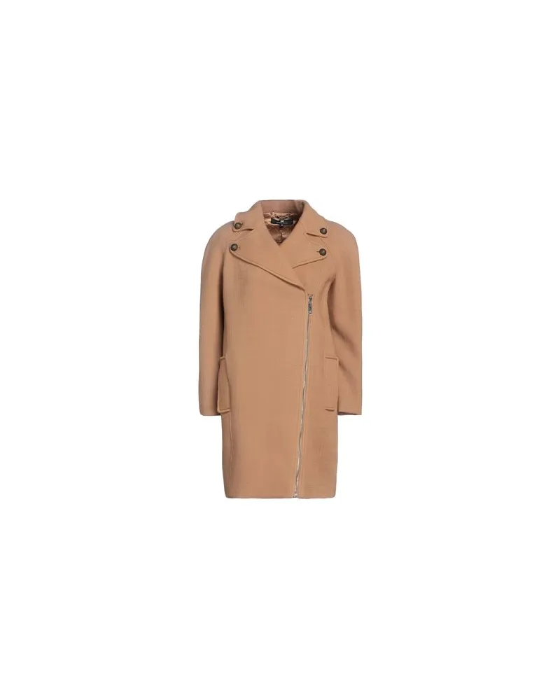 Elisabetta Franchi JACKEN & MÄNTEL - Mäntelauf YOOX.COM Kamel