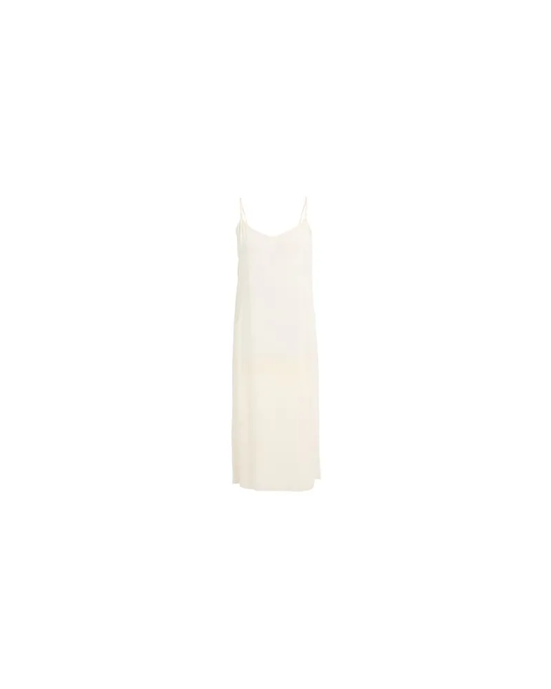 NENETTE KLEIDER - Midi-Kleiderauf YOOX.COM Cremeweiß
