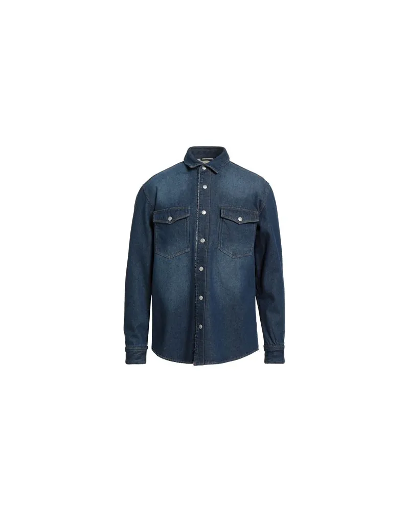 BERNA TOPS - Jeanshemdenauf YOOX.COM Blau
