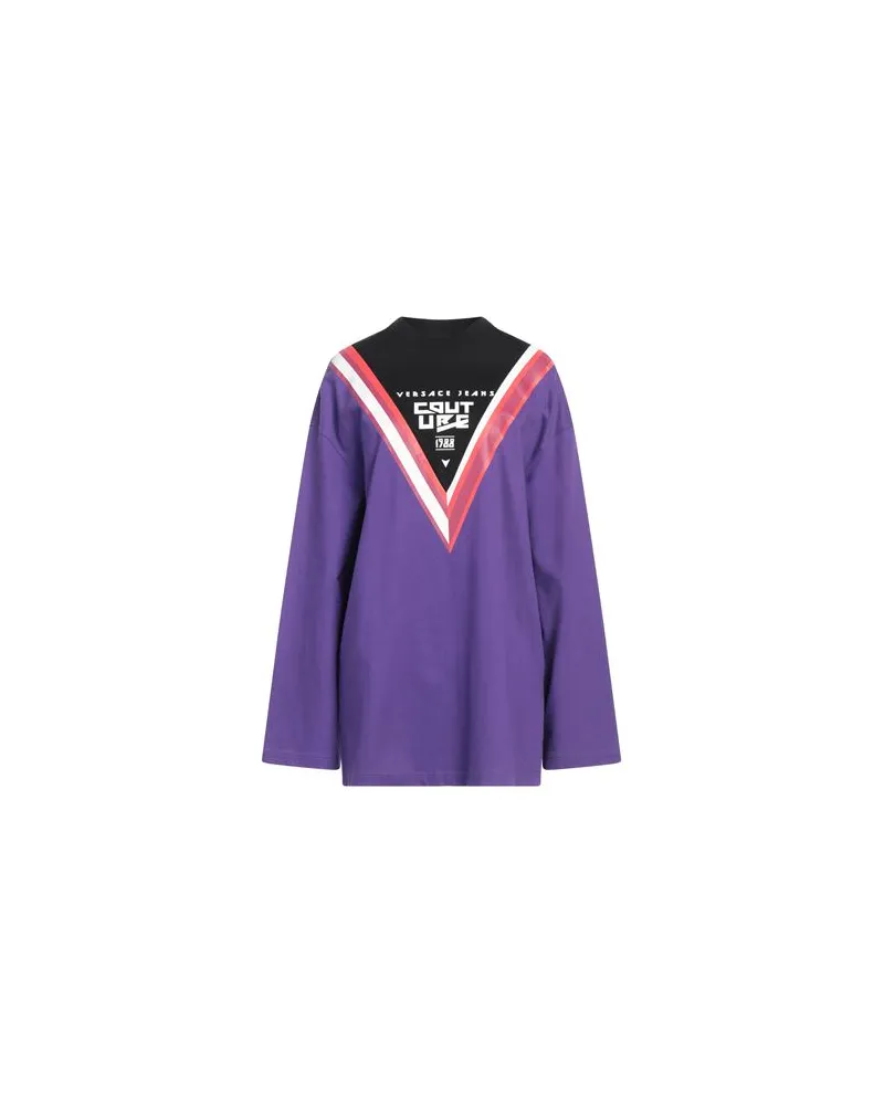 Versace Jeans TOPS - Sweatshirtsauf YOOX.COM Violett