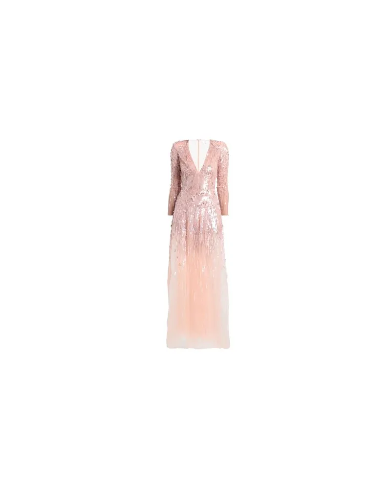 Elisabetta Franchi KLEIDER - Maxi-Kleiderauf YOOX.COM Hellrosa