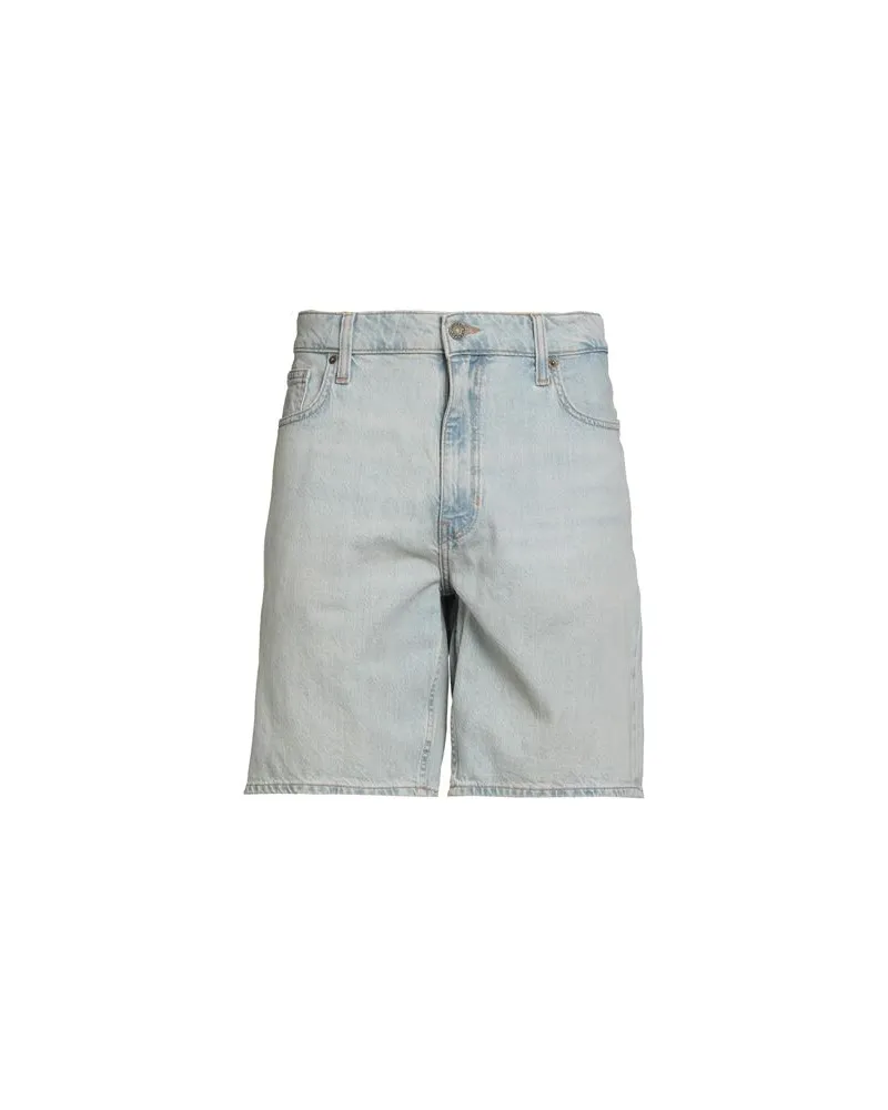 Guess HOSEN & RÖCKE - Jeansshortsauf YOOX.COM Blau