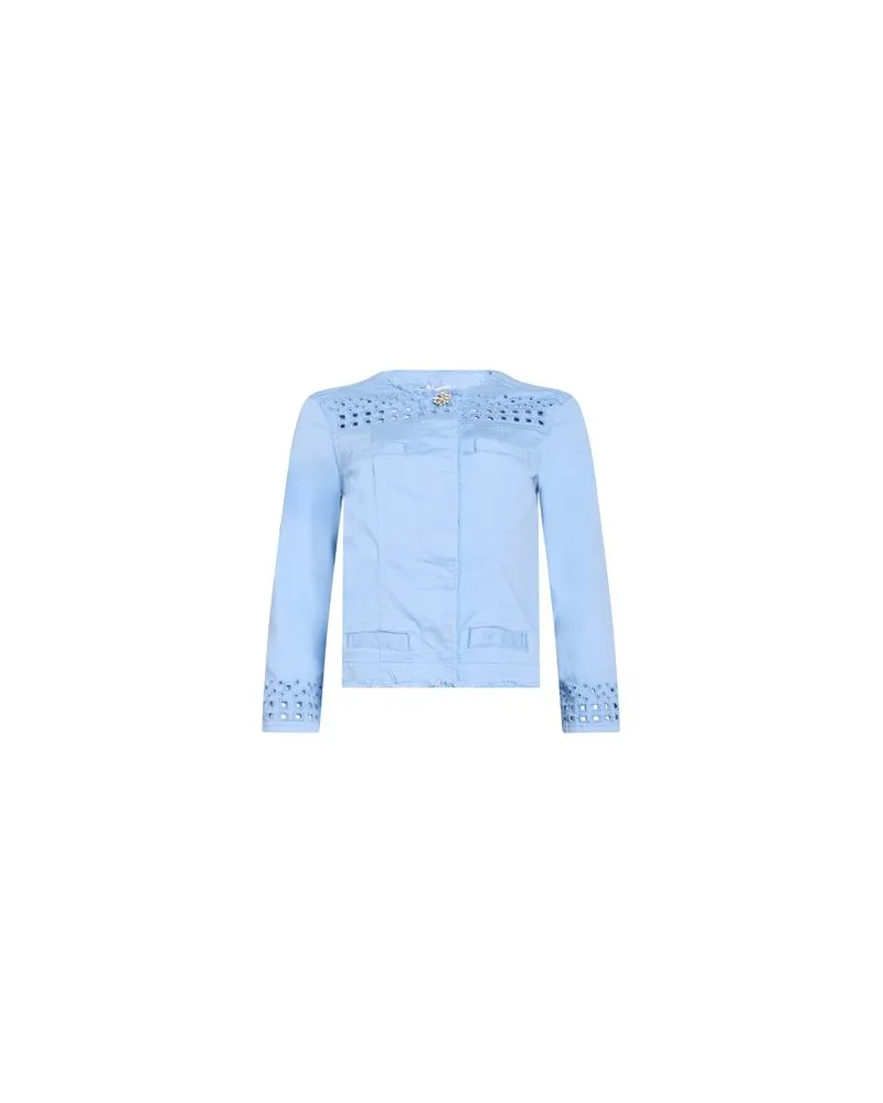 Liu Jo JACKEN & MÄNTEL - Jeansjacken/Mäntelauf YOOX.COM Azurblau