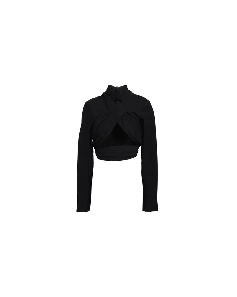 EDITED Manuel Crop Top  - TOPS - Topsauf YOOX.COM Schwarz