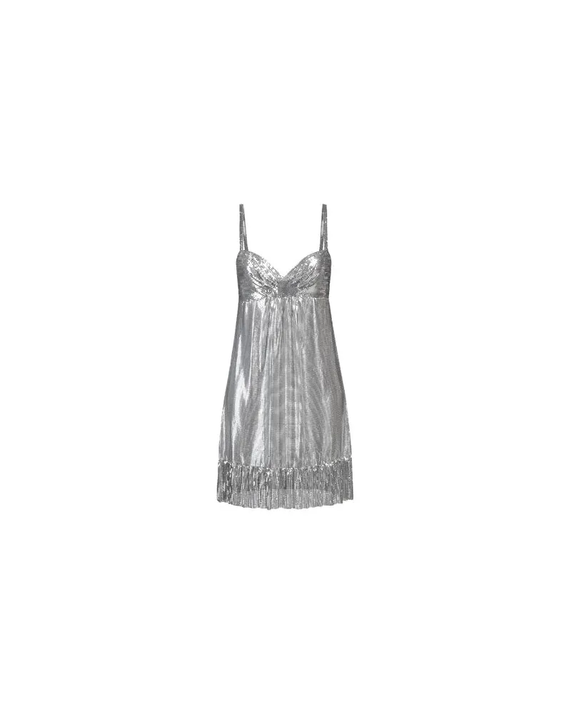 Paco Rabanne KLEIDER - Mini-Kleiderauf YOOX.COM Silber