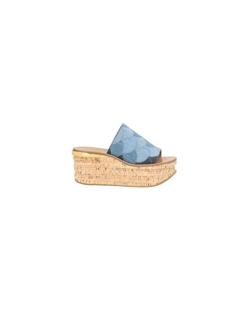 Chloé SCHUHE - Sandalenauf YOOX.COM Blau