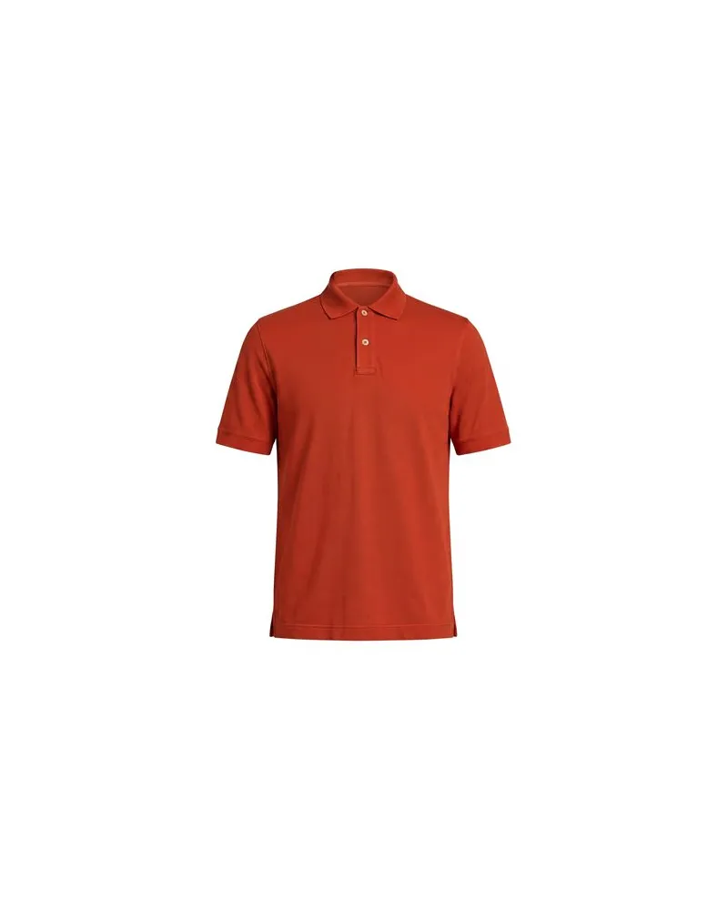 CIRCOLO 1901 TOPS - Poloshirtsauf YOOX.COM Ziegelrot