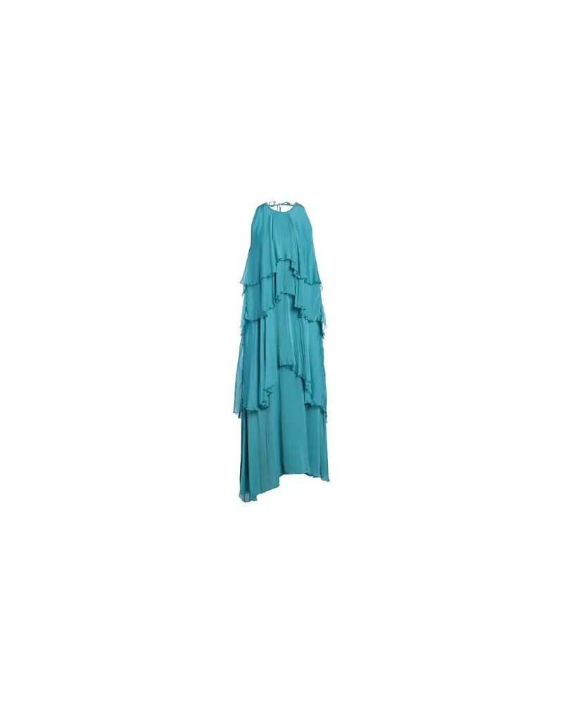 Kaos KLEIDER - Maxi-Kleiderauf YOOX.COM Azurblau
