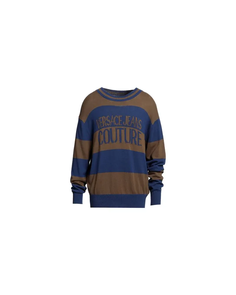 Versace Jeans STRICKWAREN - Pulloverauf YOOX.COM Blau