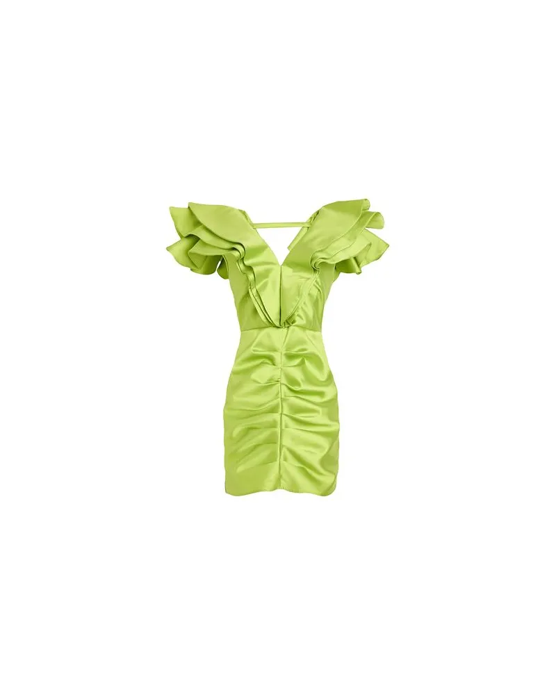 Simona Corsellini EDIZIONE LIMITATA - KLEIDER - Mini-Kleiderauf YOOX.COM Limettengrün