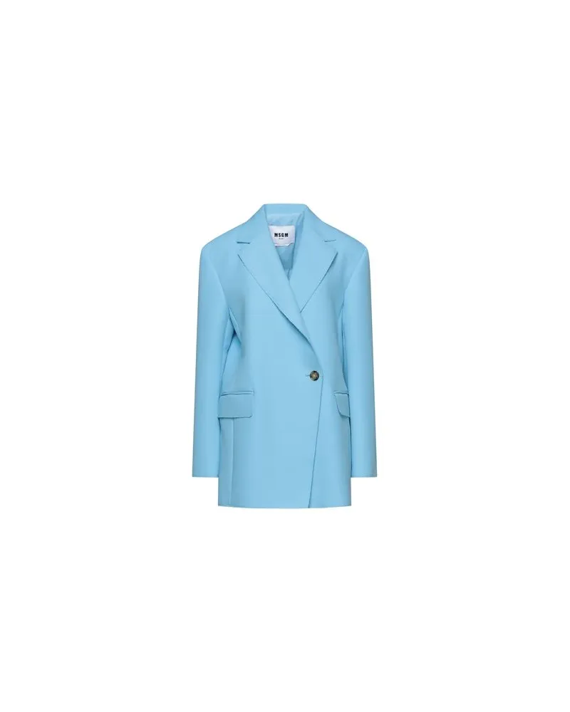 MSGM ANZÜGE und CO-ORDS - Blazersauf YOOX.COM Himmelblau