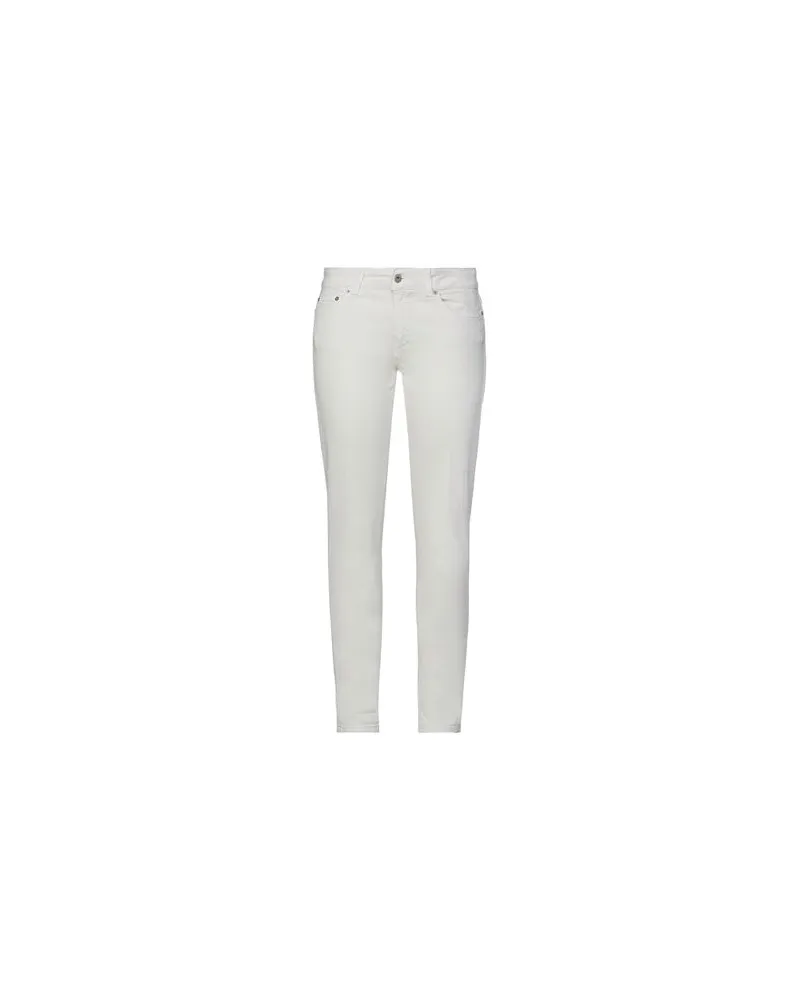 Dondup HOSEN & RÖCKE - Jeanshosenauf YOOX.COM Elfenbein