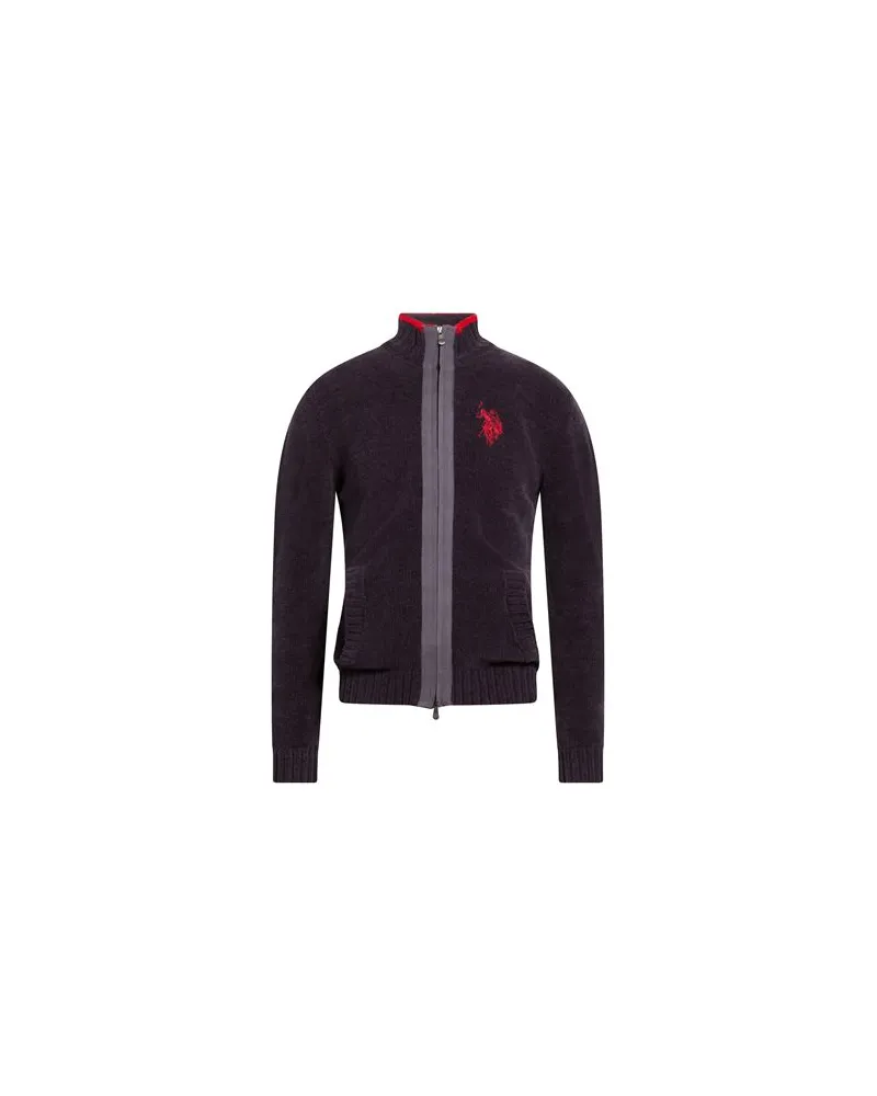 U.S. Polo Assn.  STRICKWAREN - Strickjackenauf YOOX.COM Dunkelviolett
