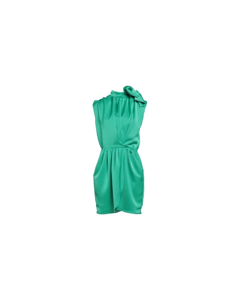 ACTUALEE KLEIDER - Mini-Kleiderauf YOOX.COM Smaragdgrün