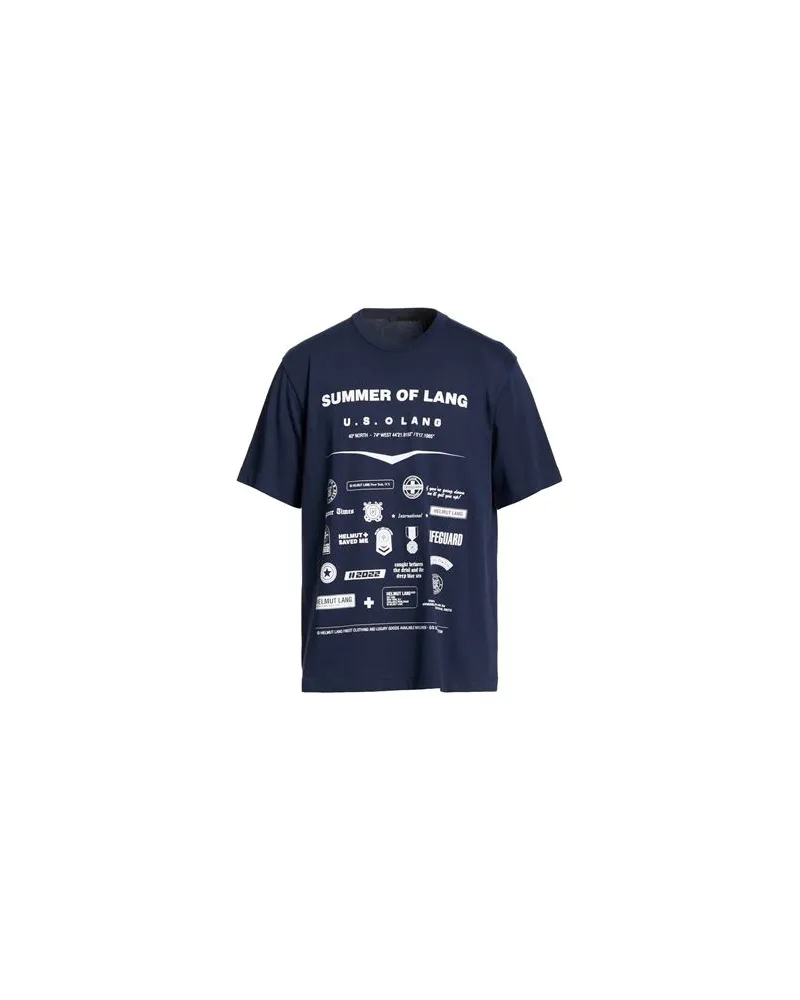 Helmut Lang TOPS - T-shirtsauf YOOX.COM Marineblau