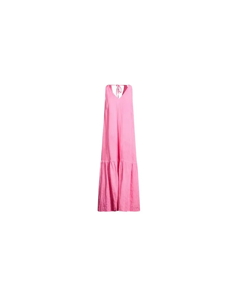 120% Lino KLEIDER - Maxi-Kleiderauf YOOX.COM Fuchsia