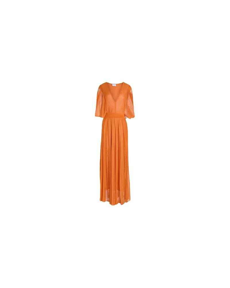 NENETTE KLEIDER - Maxi-Kleiderauf YOOX.COM Orange