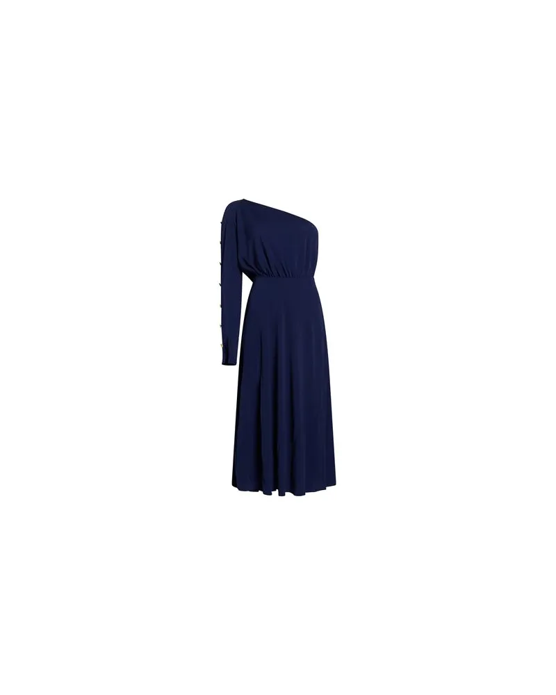 Elisabetta Franchi KLEIDER - Maxi-Kleiderauf YOOX.COM Nachtblau