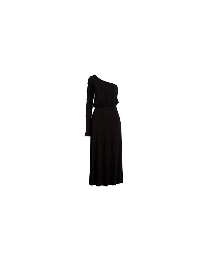 Elisabetta Franchi KLEIDER - Maxi-Kleiderauf YOOX.COM Schwarz