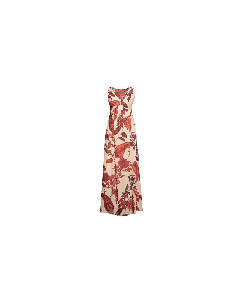 Biancoghiaccio KLEIDER - Maxi-Kleiderauf YOOX.COM Beige