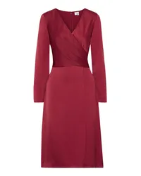 Iris & Ink Midi-Kleid Bordeaux