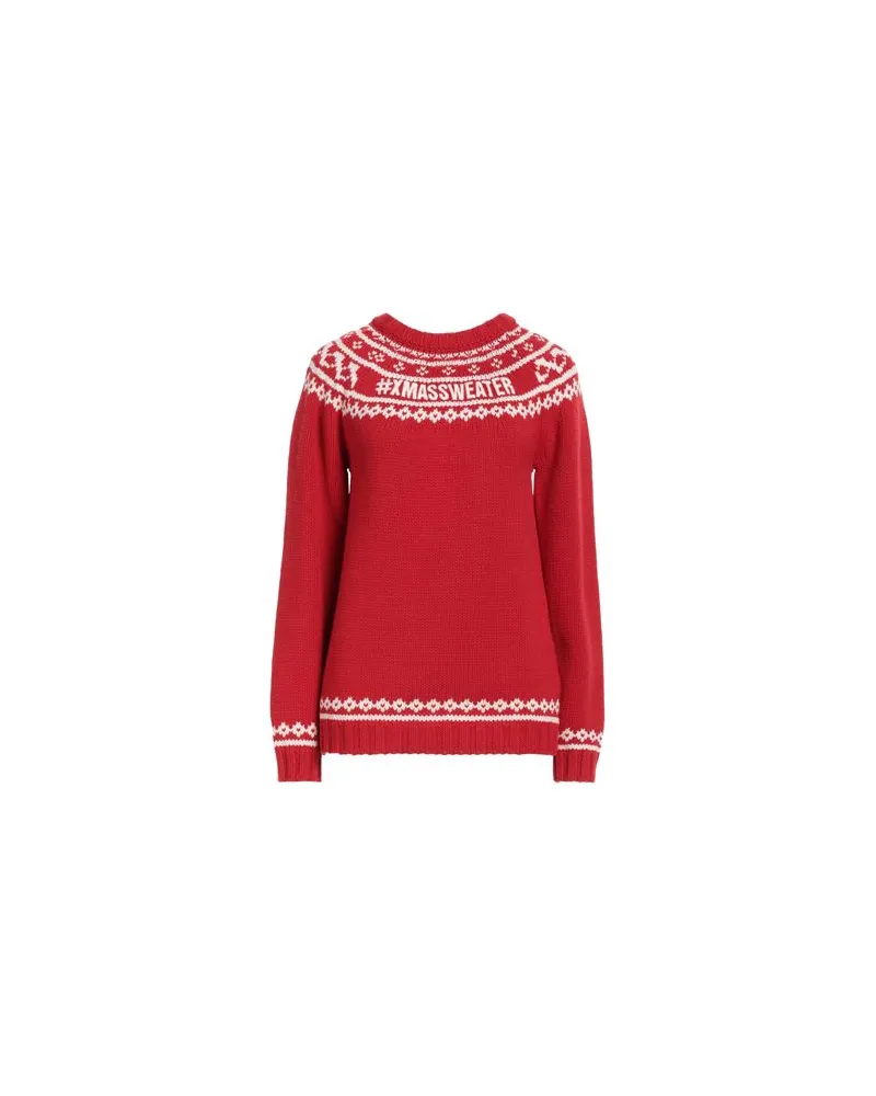 RED Valentino STRICKWAREN - Pulloverauf YOOX.COM Rot