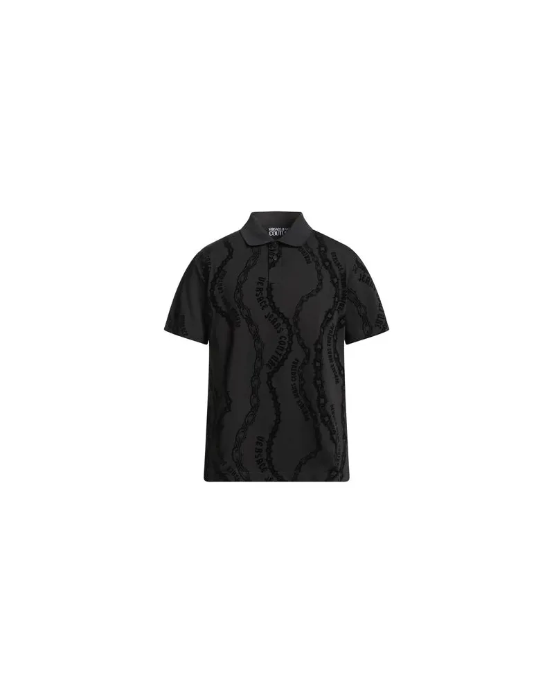 Versace Jeans TOPS - Poloshirtsauf YOOX.COM Schwarz
