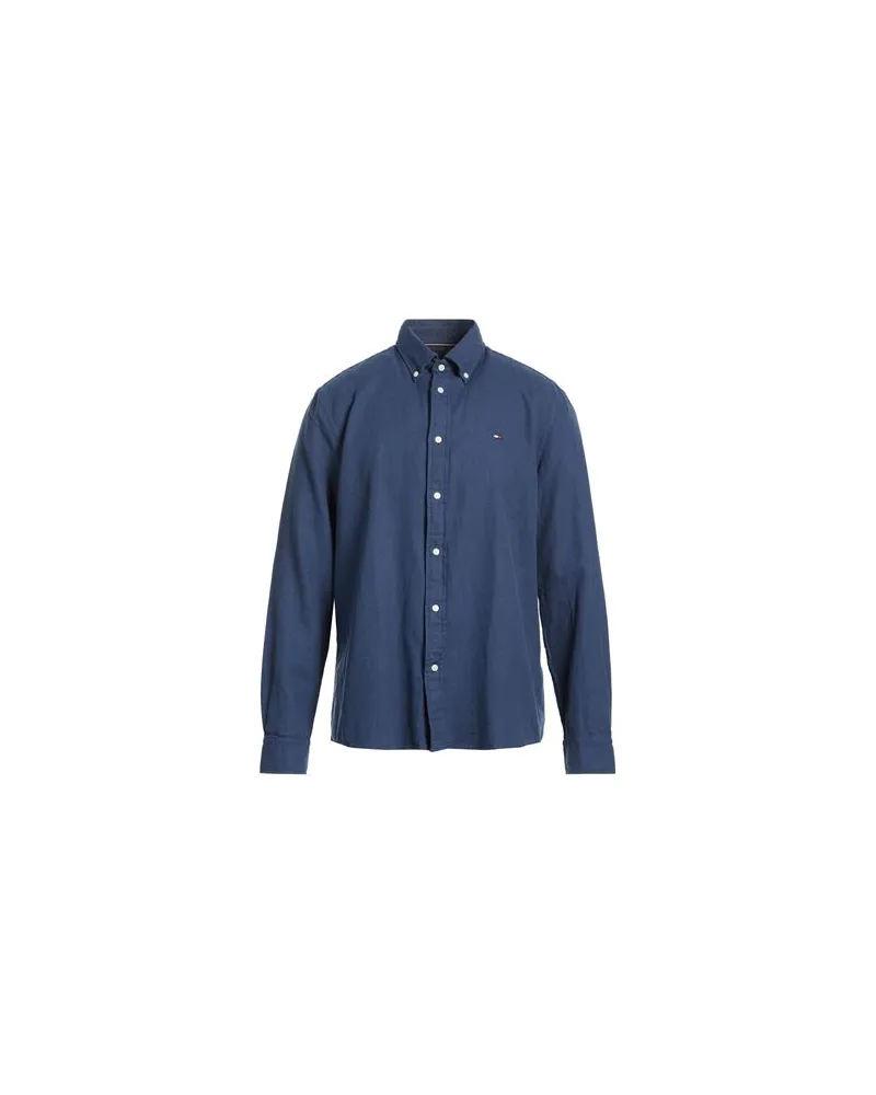 Tommy Hilfiger TOPS - Hemdenauf YOOX.COM Marineblau